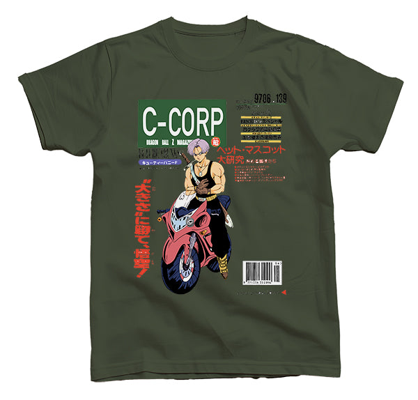 DBZ 15 Motorcycle T-Shirt