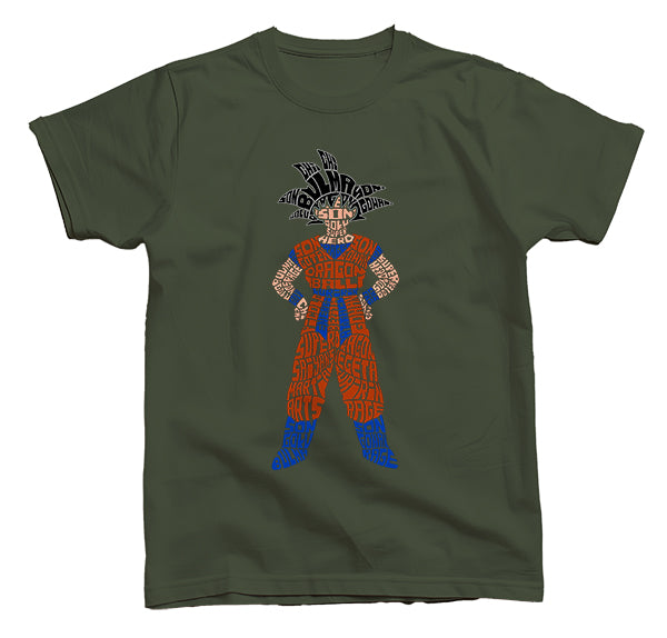 Goku Text t-shirt T-Shirt