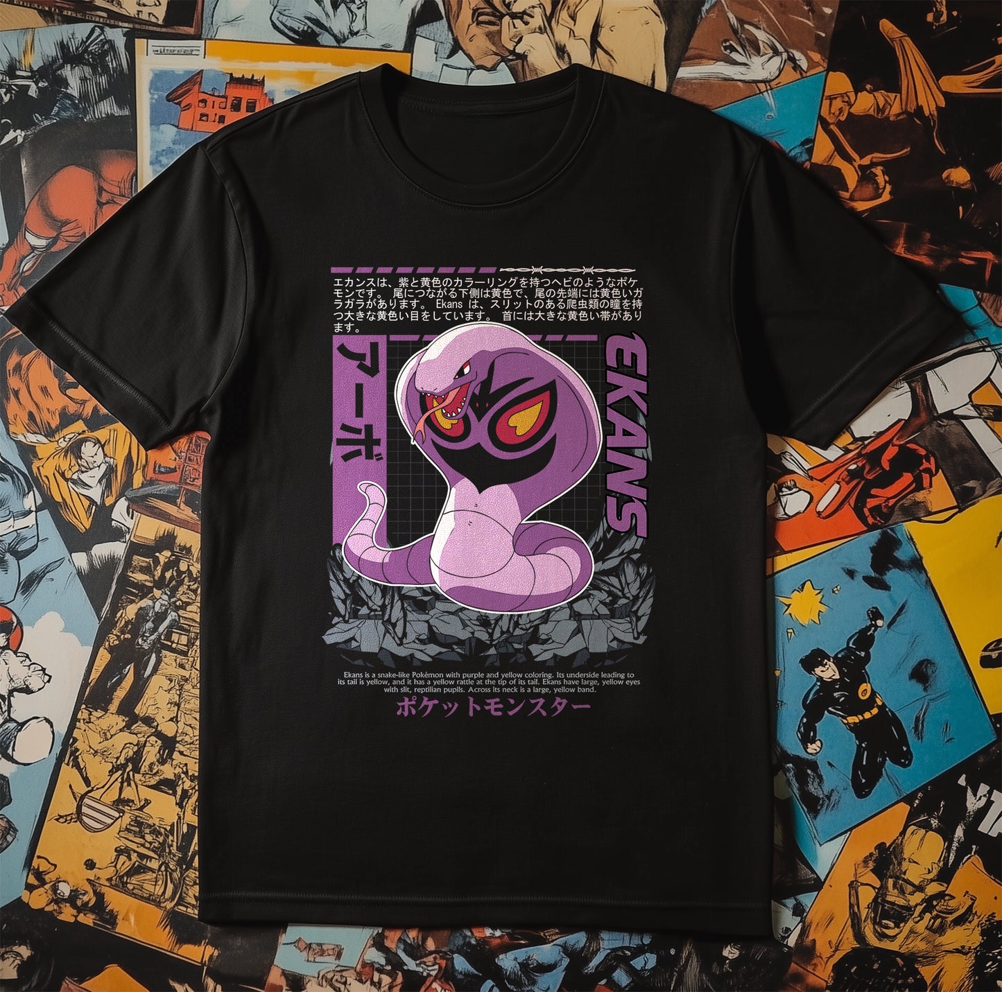 P4 Pokémon Arbok T-Shirt