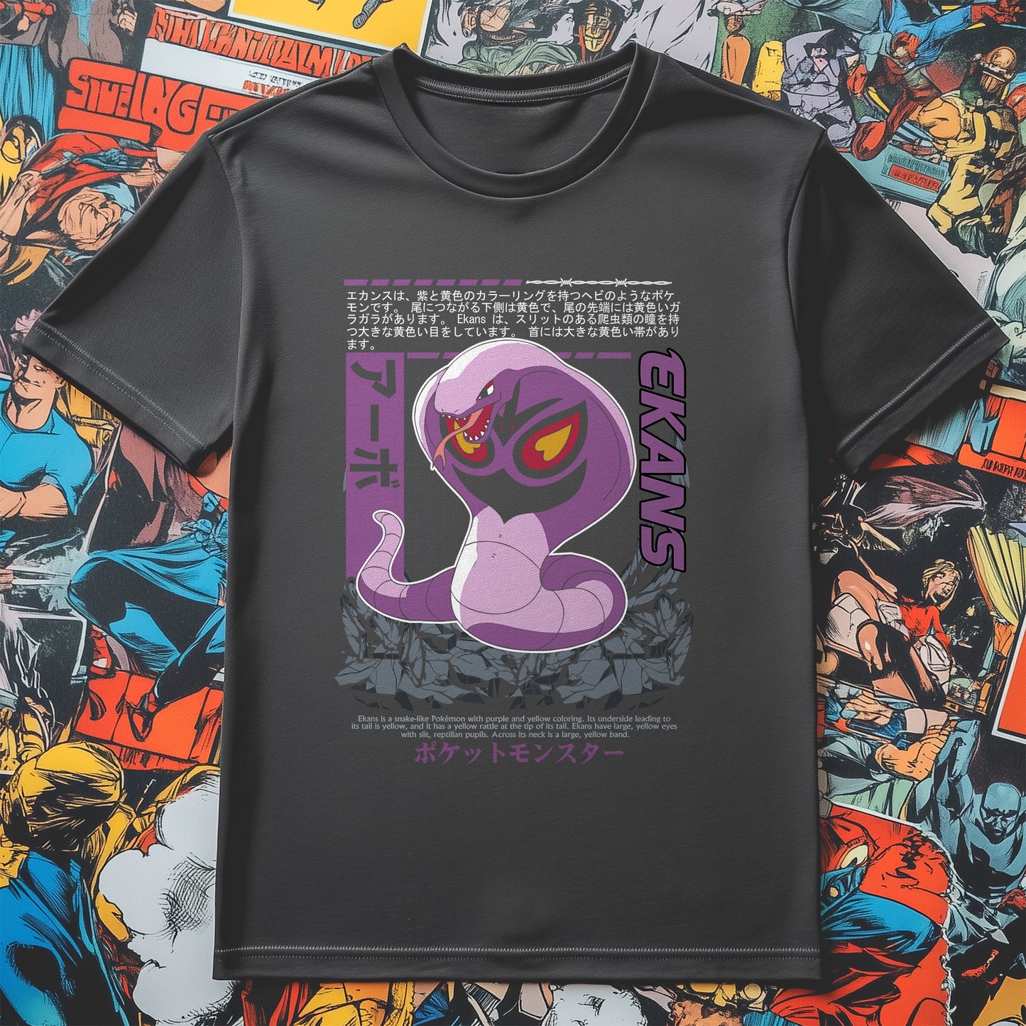 P4 Pokémon Arbok T-Shirt