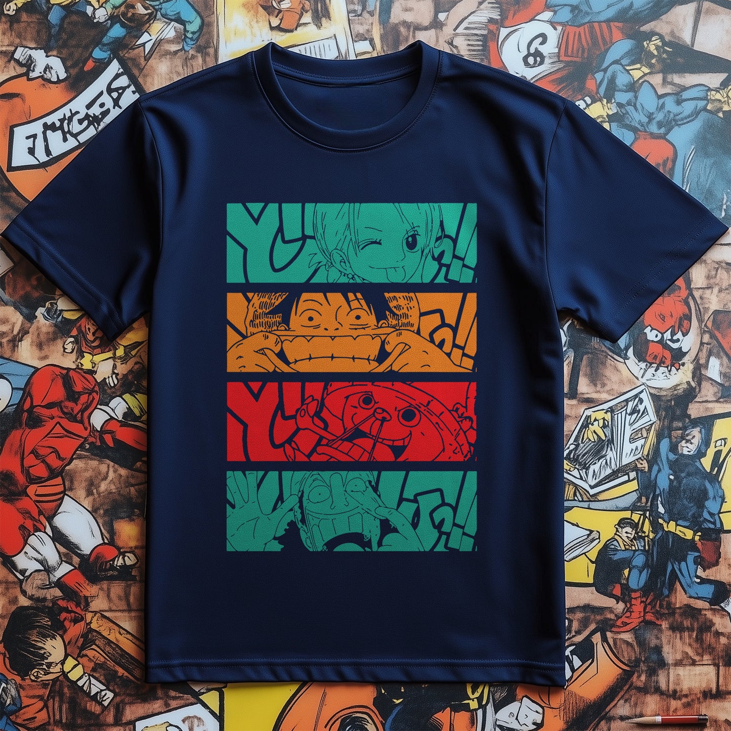 One Blocks Comic T-Shirt