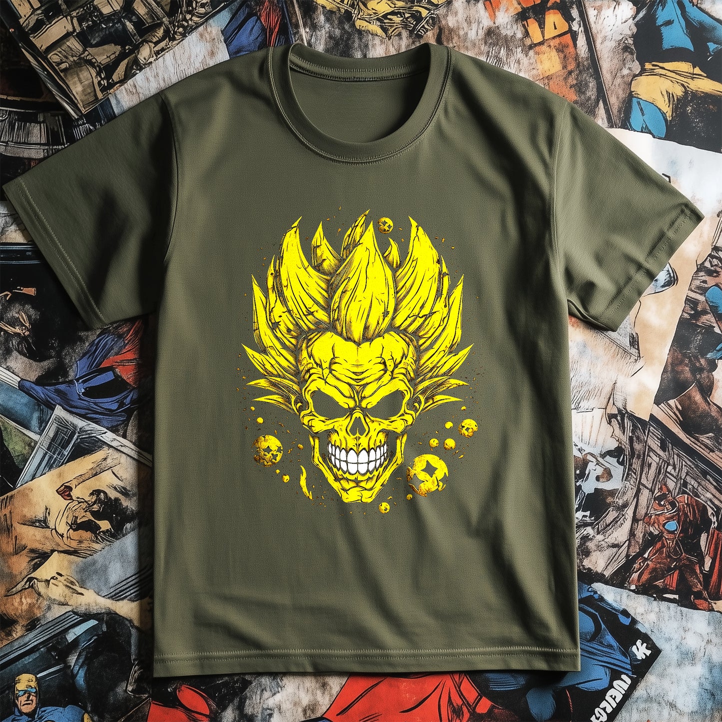 Over 9000 Skull T-Shirt
