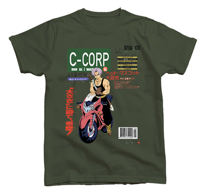 DBZ 15 Motorcycle T-Shirt