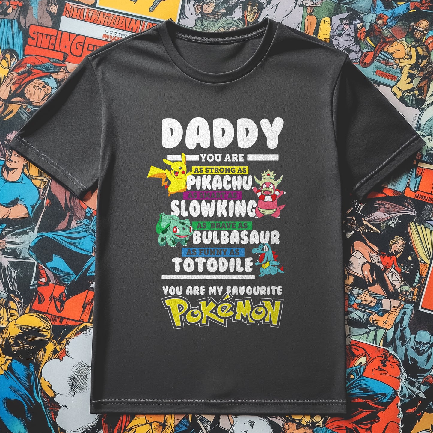 Daddy Pokémon - T-Shirt